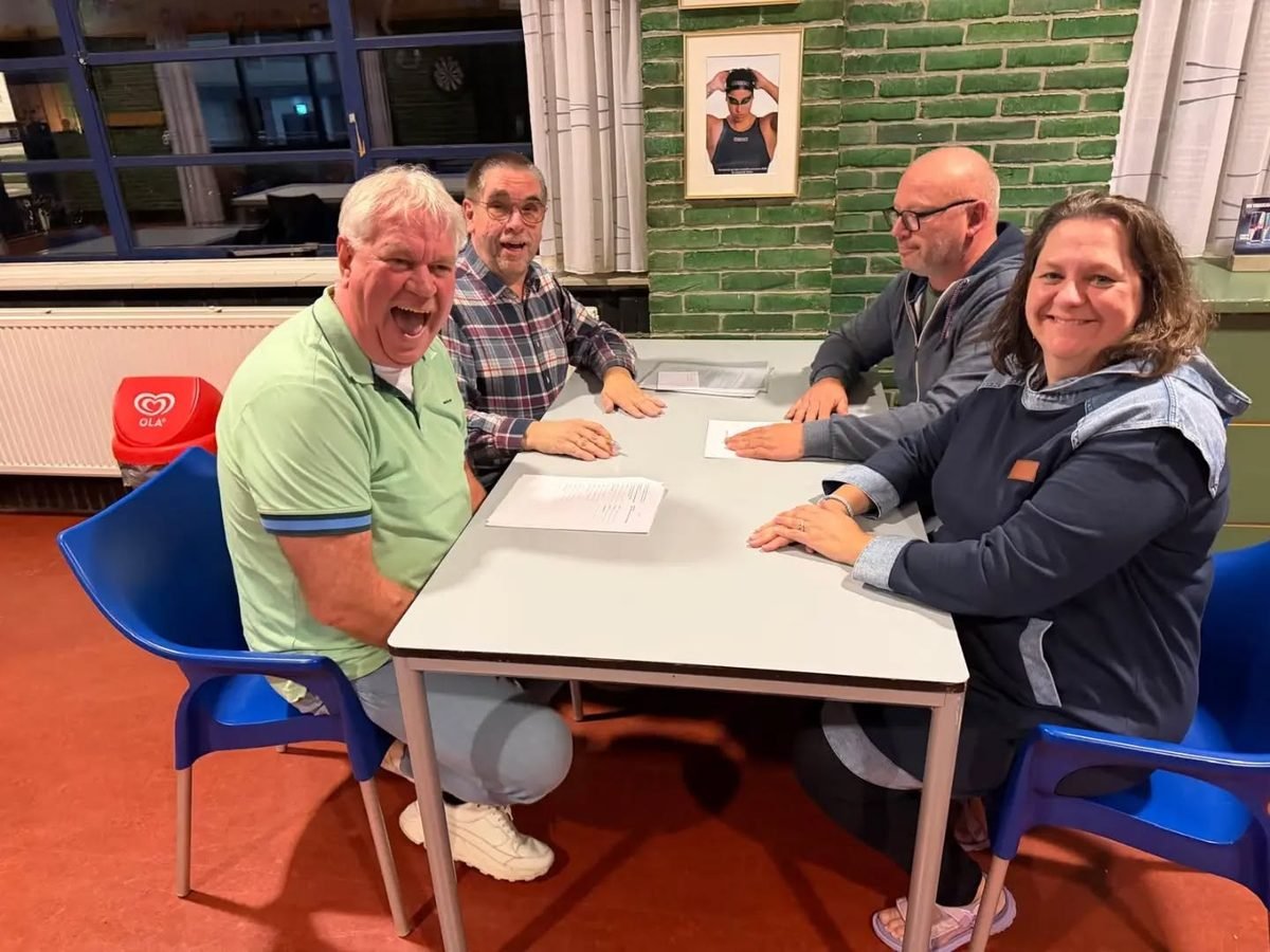 Ondertekening van de sponsorovereenkomst met het bestuur van de Stichting Groninger Reddingsbrigade